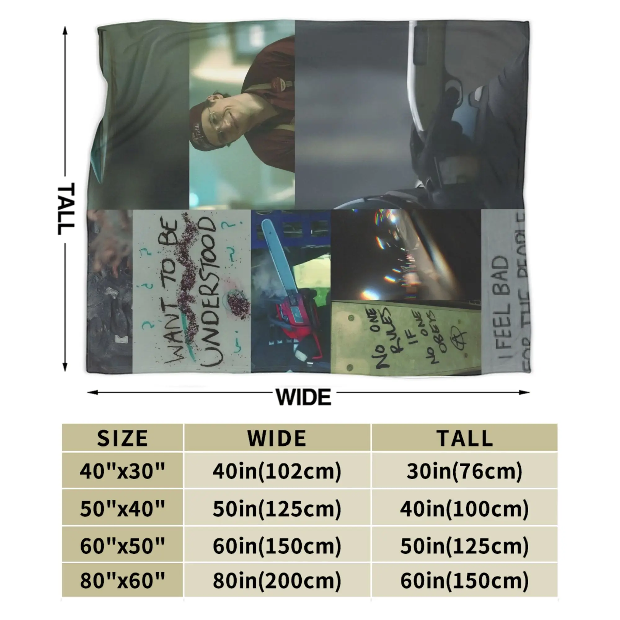 Vigilante صانع السلام الفانيلا بطانية دافئة لينة رمي بطانية لغرفة المعيشة ديكور رقيق المفرش غطاء سرير أريكة #6