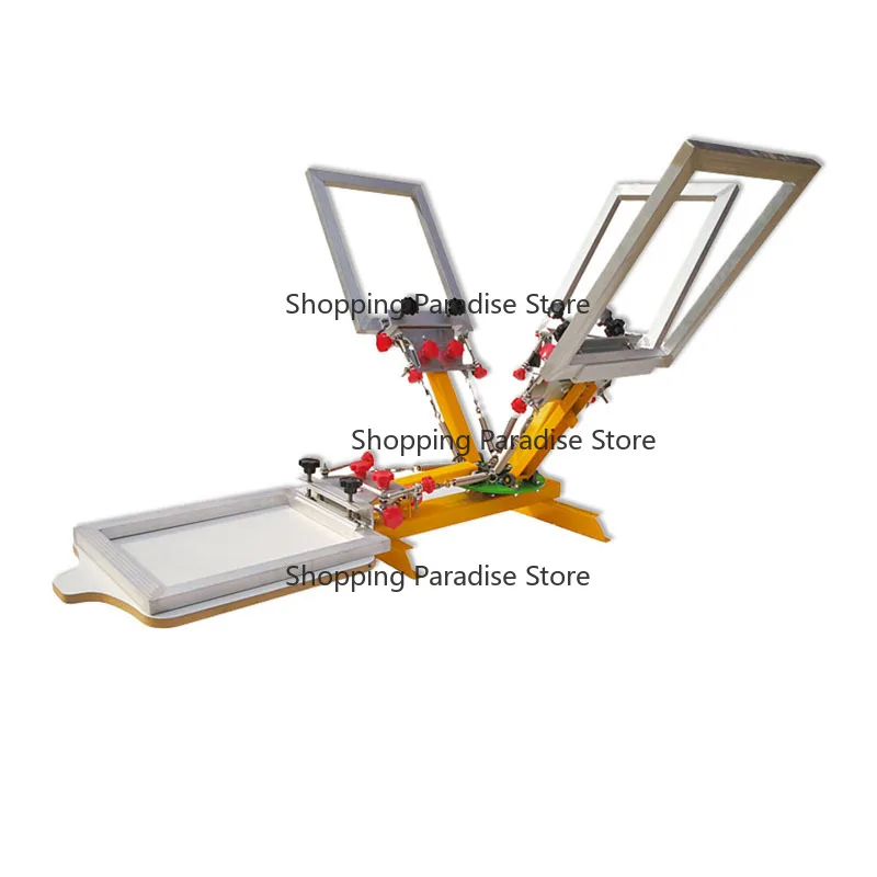 

Multi-color Desktop 4 Color 1 Station Screen Printing Machine/ DIY T-Shirt Press Printer