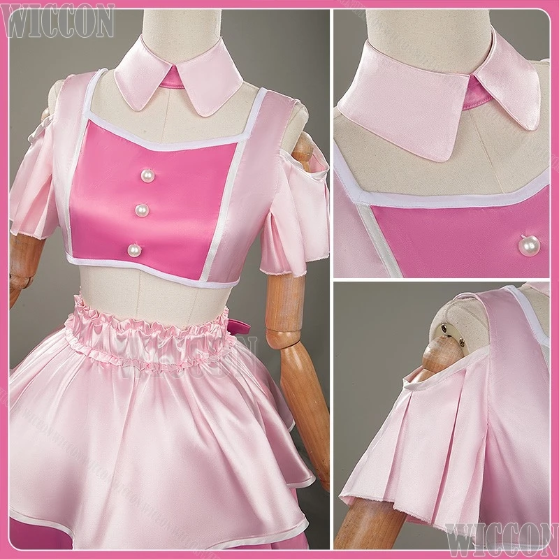لعبة Umamusume: Pretty Derby Still in Love Cosplay 4.5 Anniversary Pink Dress Team Jersey Wig Woman Halloween Comic Con Festival #2