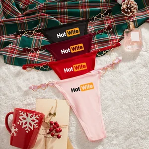 Baumwollwarenwachstum Unterwäsche für Frauen, sexy Tanga, weibliches Höschen, Freundin Frau Geschenk, Liebesdekoration, heiß 12 Hauptverkäufe Hotwife Höschen - №6