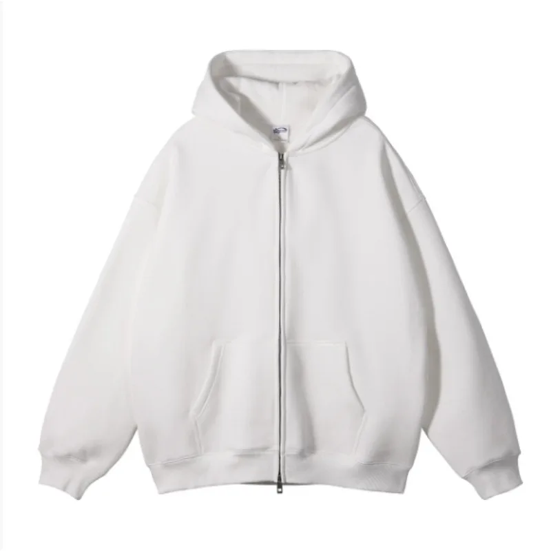 Podzimní zimní teplá dlouhá šedá bomber bunda s kapucí s dlouhým rukávem a velkou kapsou na zip, bunda pro ženy, ležérní svrchní oblečení, kabát - náhled 5