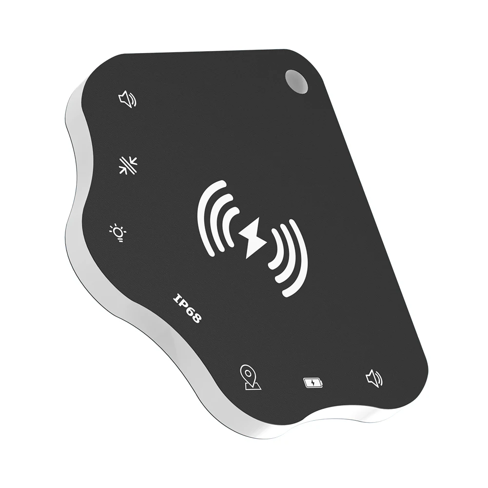 

Wireless Charging Wallet Tracker Card IPX68 Waterproof Works for Apple Find My Ultra Slim Tracking Card Smart Tag Wallet Tracker