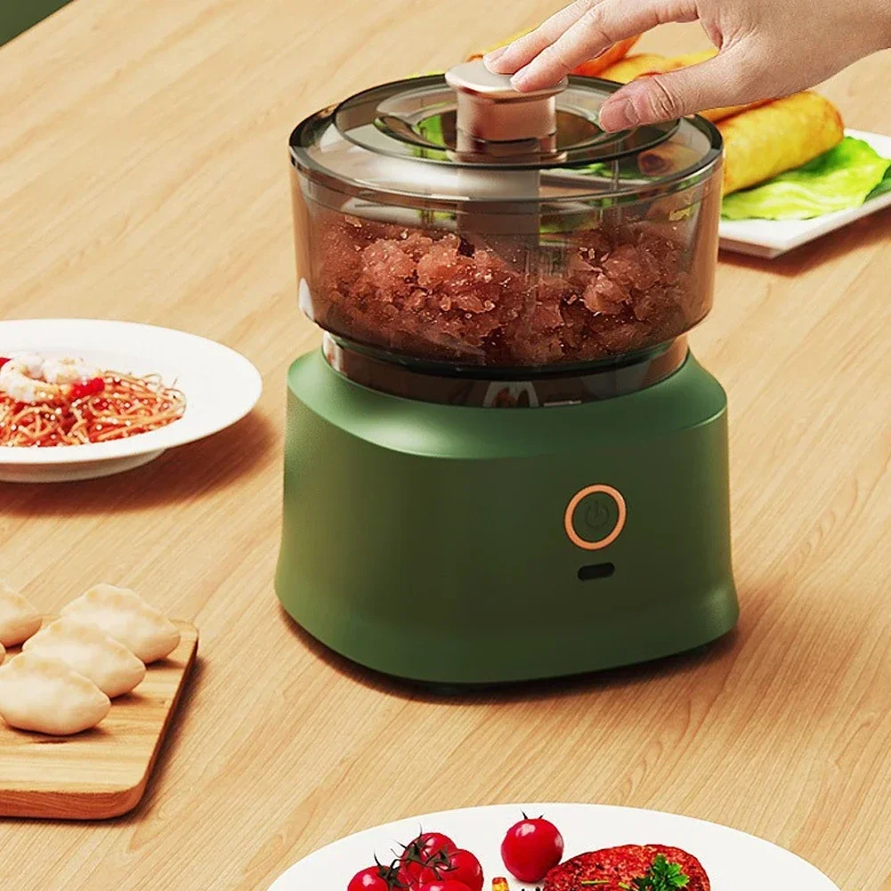 多機能電気食品チョッパー,キッチンブレンダー,家庭用電気ガーリック泡立て器,補助食品機