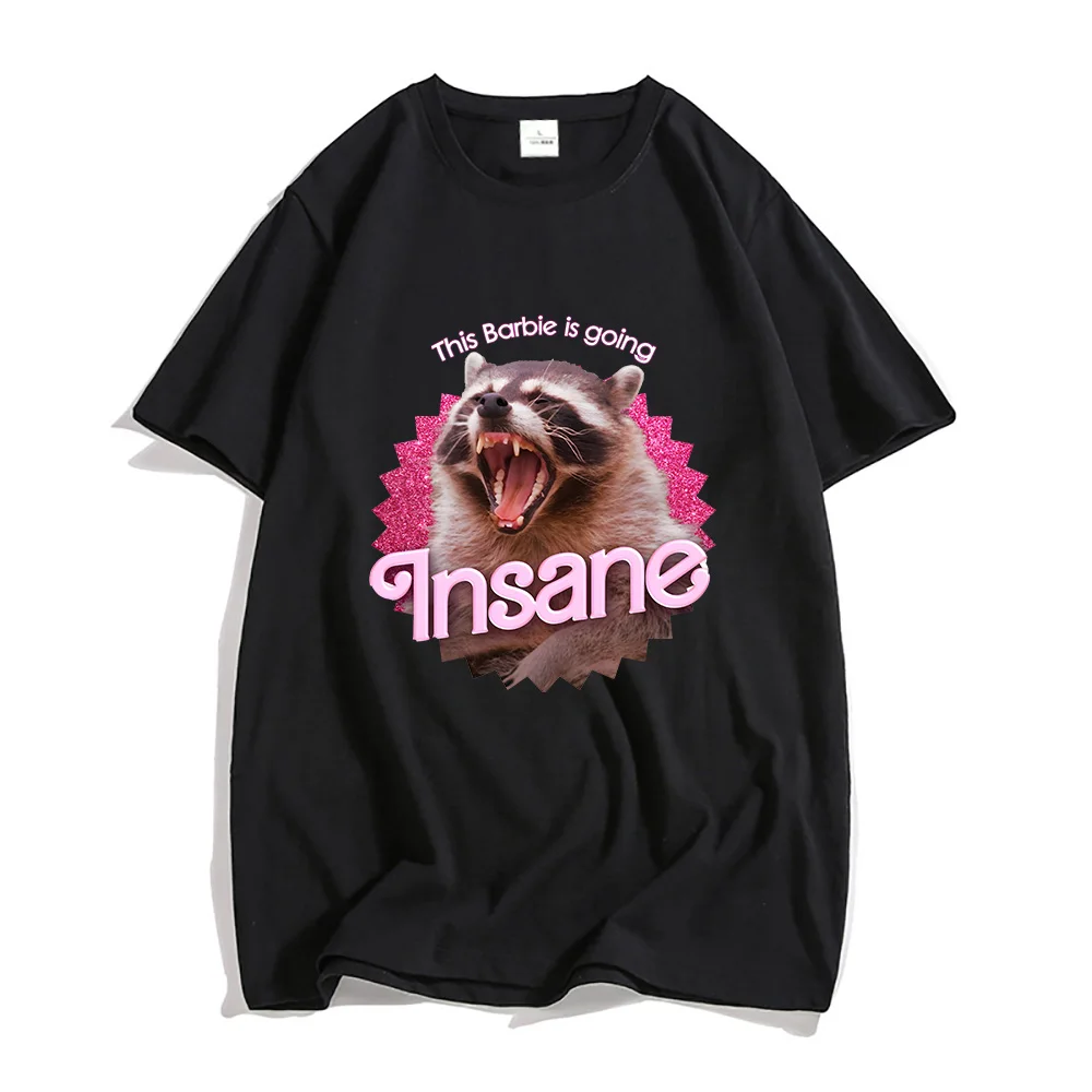 Camiseta de algodón rosa fuerte de Death Destroyer Barbenheimer, ropa de calle Popular, camisetas geniales de verano, Top transpirable de verano