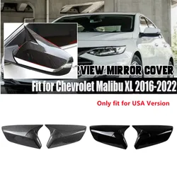 USA Version For Chevrolet Malibu L LS LT 2016-2021 Car Rearview Side Mirror Cover Wing Cap Exterior Door Housing Shell Trim