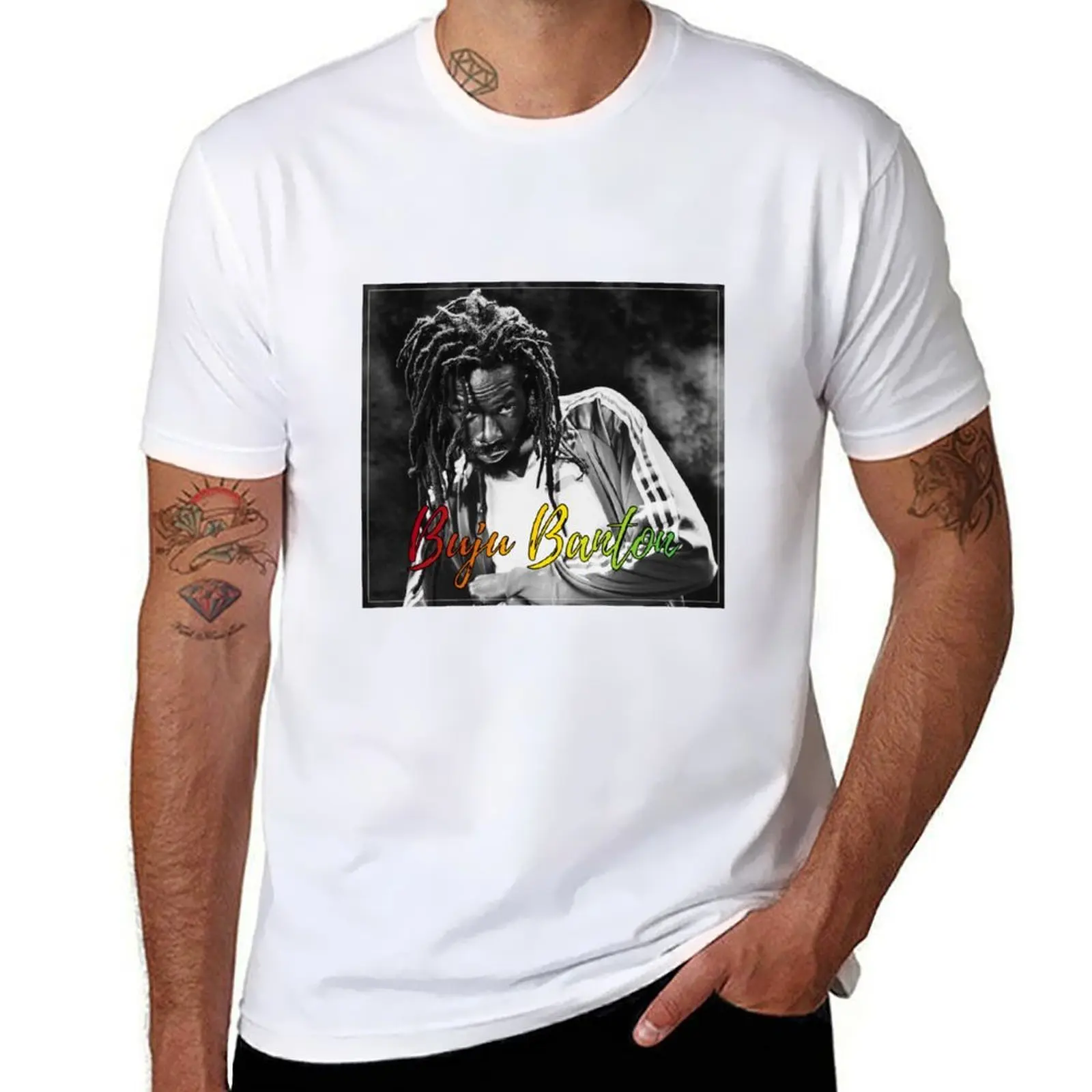 

Buju Banton Reggae Legend T-Shirt t shirt man designer man t shirts cotton T-Shirt