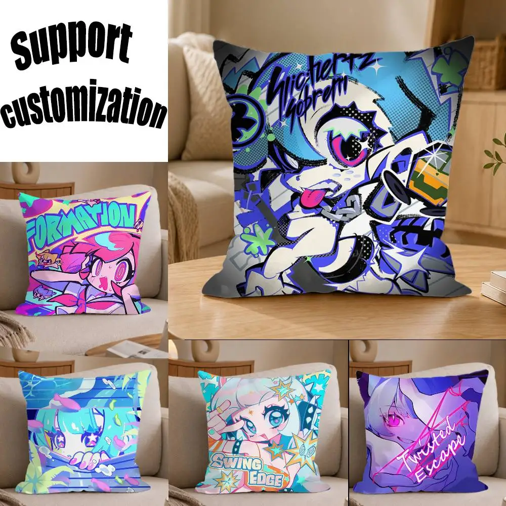 

Game M-Muse D-Dash Buro Square Sofa Pillow Cover Solid Color Living Room Home Decor Cushion Case