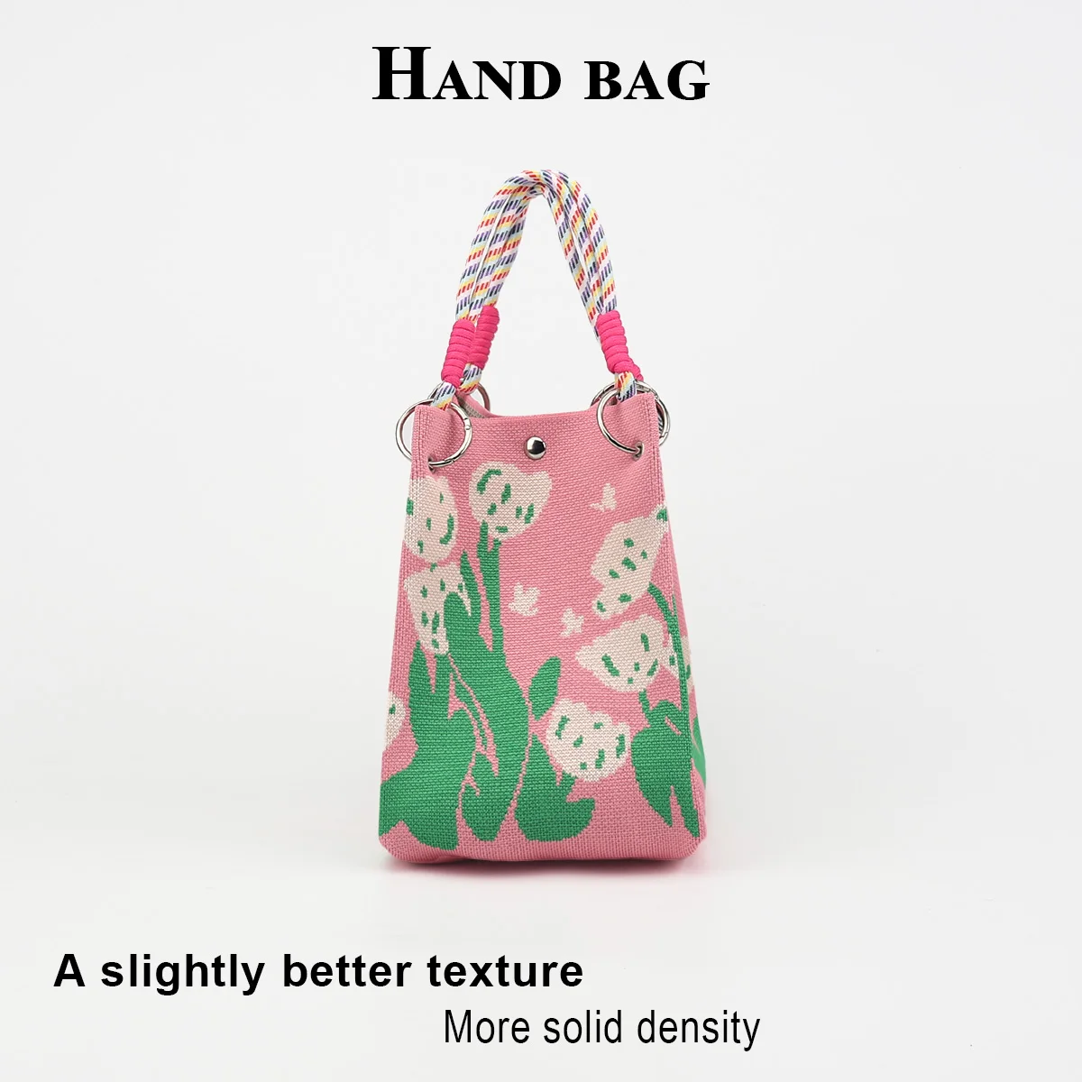 Women's Small Handbag, Floral Pattern Handbag, Magnetic Clasp Closure Is Secure and Reliable, Can Hold Items Such as Cell Phone, Wallet, Lipstick, Etc., Suitable for Travel, Commuting, Vacation, and Walking, Can Be Use