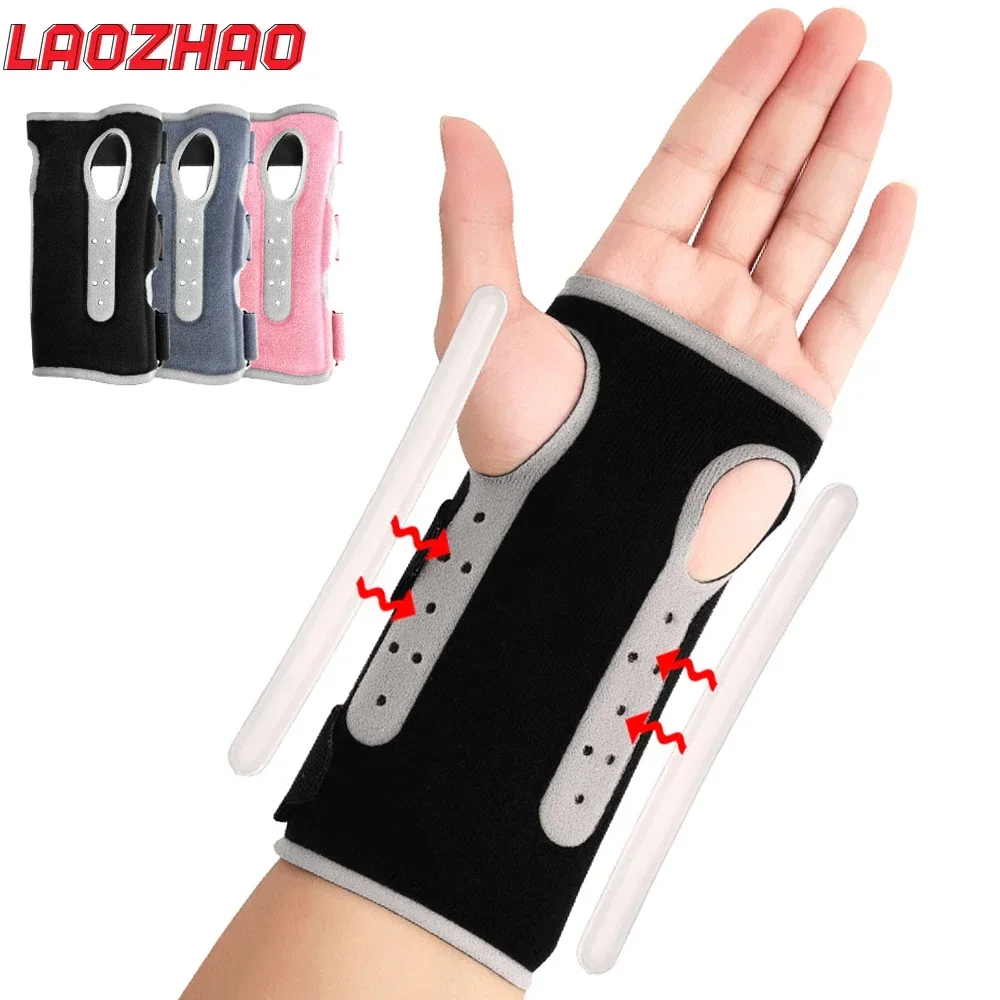 1PCS Night Wrist Sleep Support Brace,Carpal Tunnel Wrist Brace Night Support,Adjustable Compression Wrist Splint for Arthritis