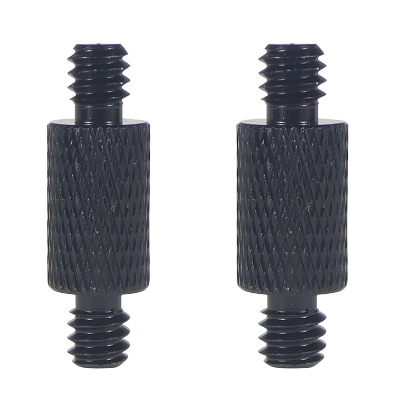 Multipurposed Screw 1/4 to 1/4 Threaded Metal Screw Conversion Adapter Screw for DSLR Cameras Light and Phones Mounts