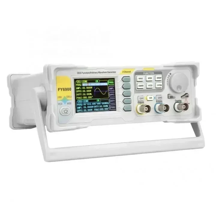 FY6900-60M Function Signal Generator High Precision Digital DDS Dual-channel Signal Arbitrary Waveform