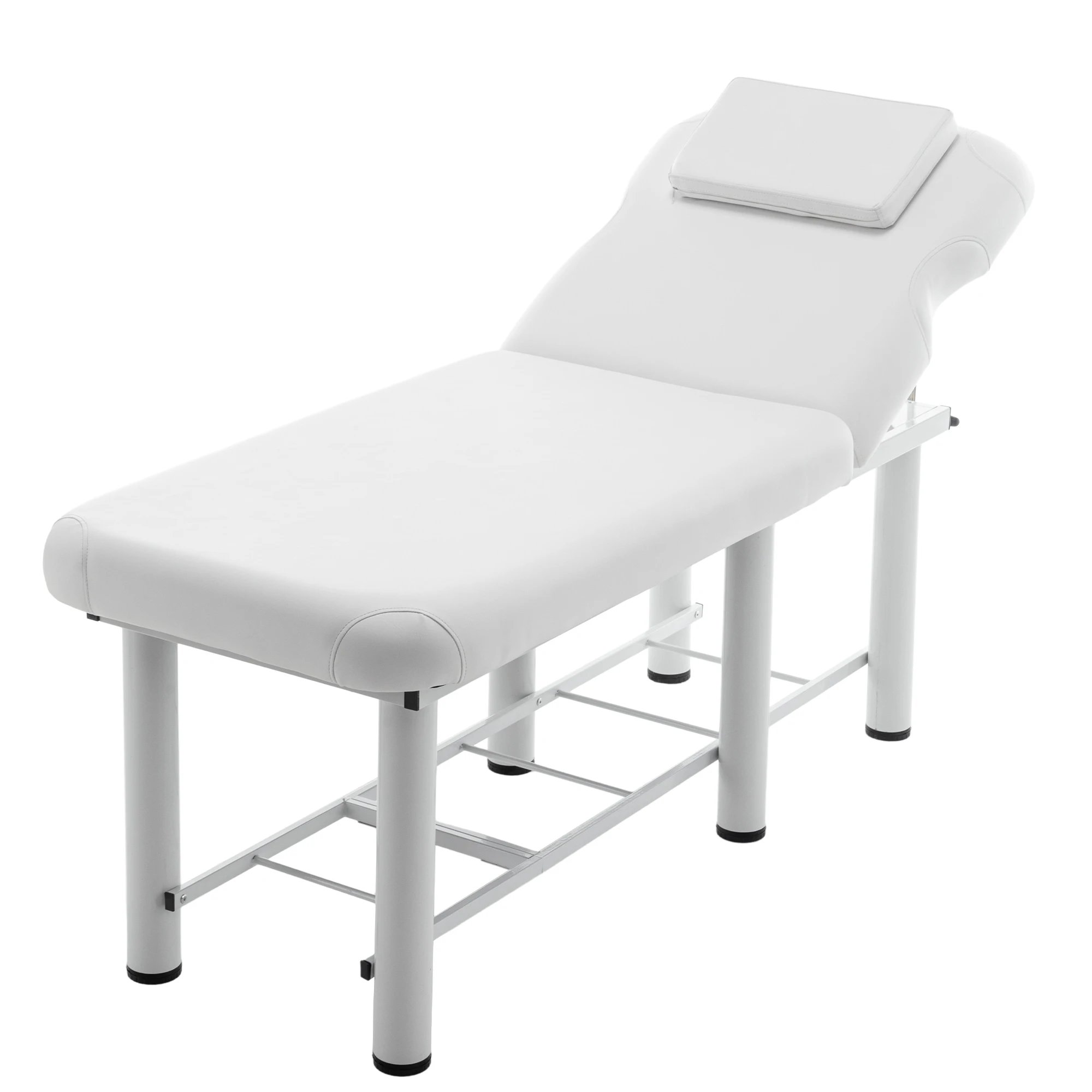 LZBEITEM Professioanl Massage Table, Backrest Adjustable, Removable Headrest, Bottom Shelf Storage, Memory Foam Layer Salon Bed