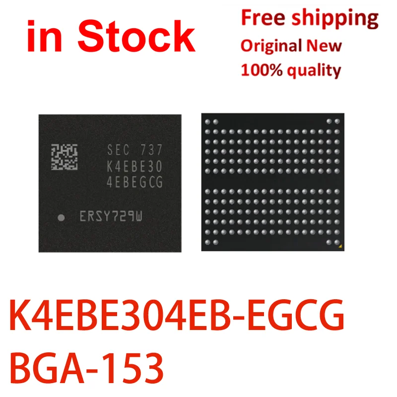 (1 piece)100% New K4EBE304EB-EGCG K4EBE30 4EBEGCG SEC 4GB BGA178 LPDDR3 2133Mbps MEMORY IC CHIP