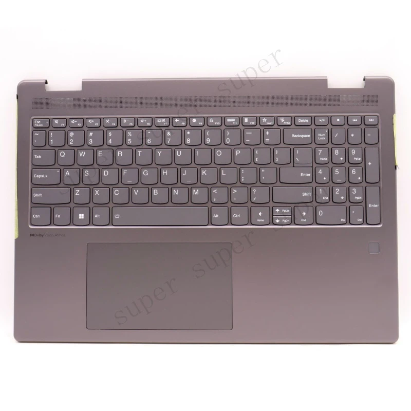 S+   New Palmrest Upper Case w/US Backlit KB FP For Yoga 7 16IAP7 82QG 5CB1J01857