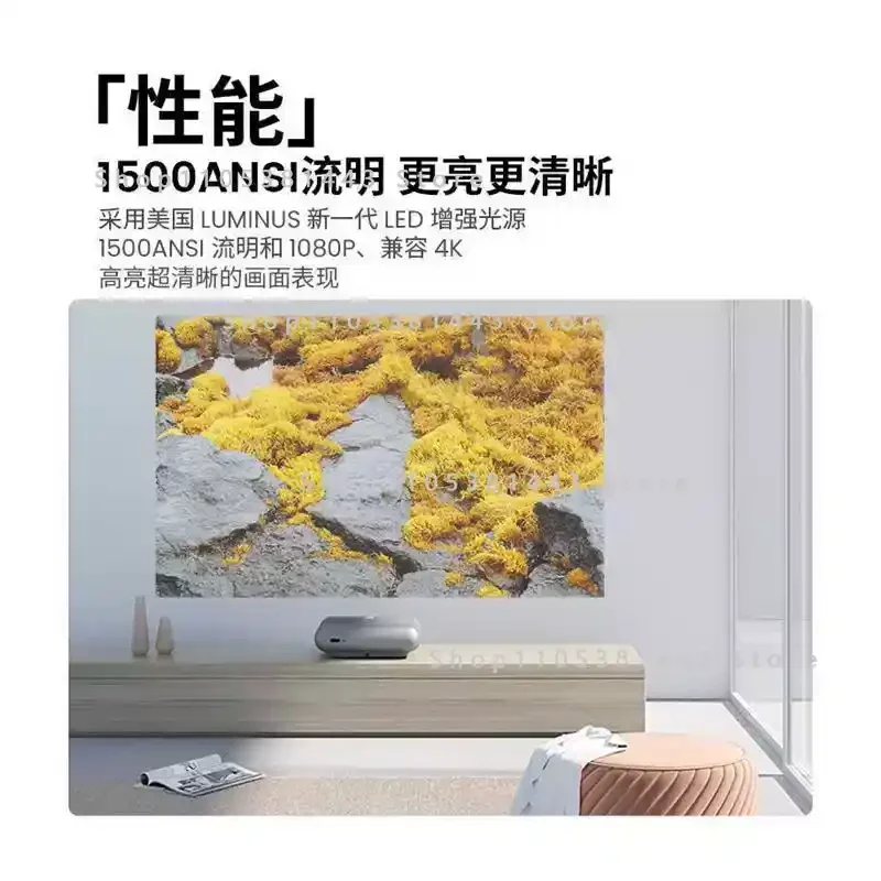 O1pro Short Focus Close Range Projector Home Wall Projector 1080P Wireless Projection Smart Home Cinema