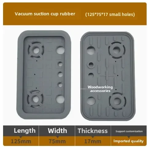 

5pcs lot Machining Heart Suction Cup Suction Block Suction Cup Rubber 125 * 75 * 17mm