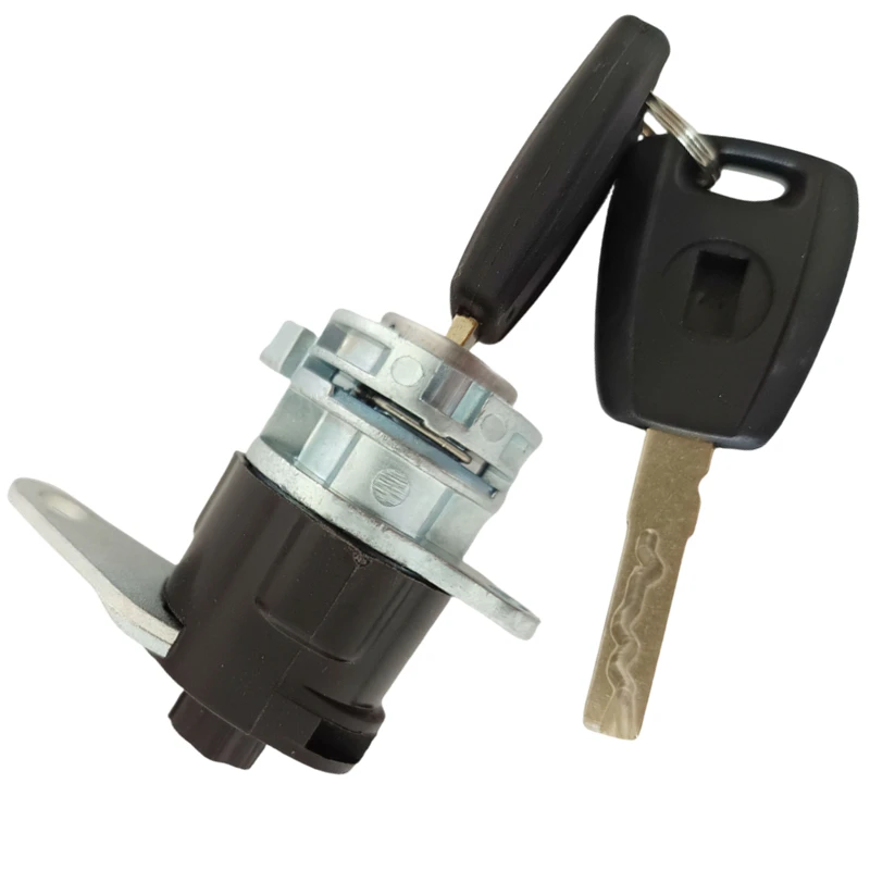 XIEAILI OEM cilindro de cerradura de puerta automática barril para Fiat Fiorino Qubo Doblo con llave de 2 uds
