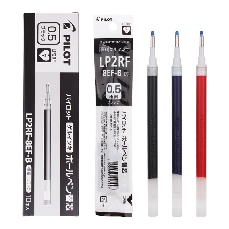 Japan Pilot Juice Up LP2RF-8EF Gel Pen Refill 0.5mm 0.38mm Fine Tip School Gel Ink Refillable