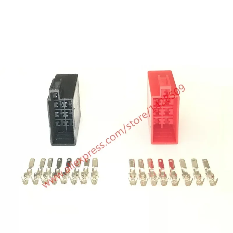 1 Set Universal Car Radio ISO Connector Car Radio Connector 8 Pin Adaptor Male Plug Use For VW