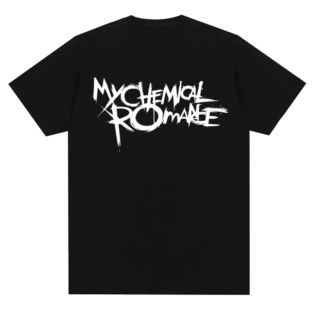 New My Chemical Romance Mcr Band Men Women Cotton T-Shirt Printed T Shirt Casual Short Sleeve Tshirt Streetwear Trend Tee Tops