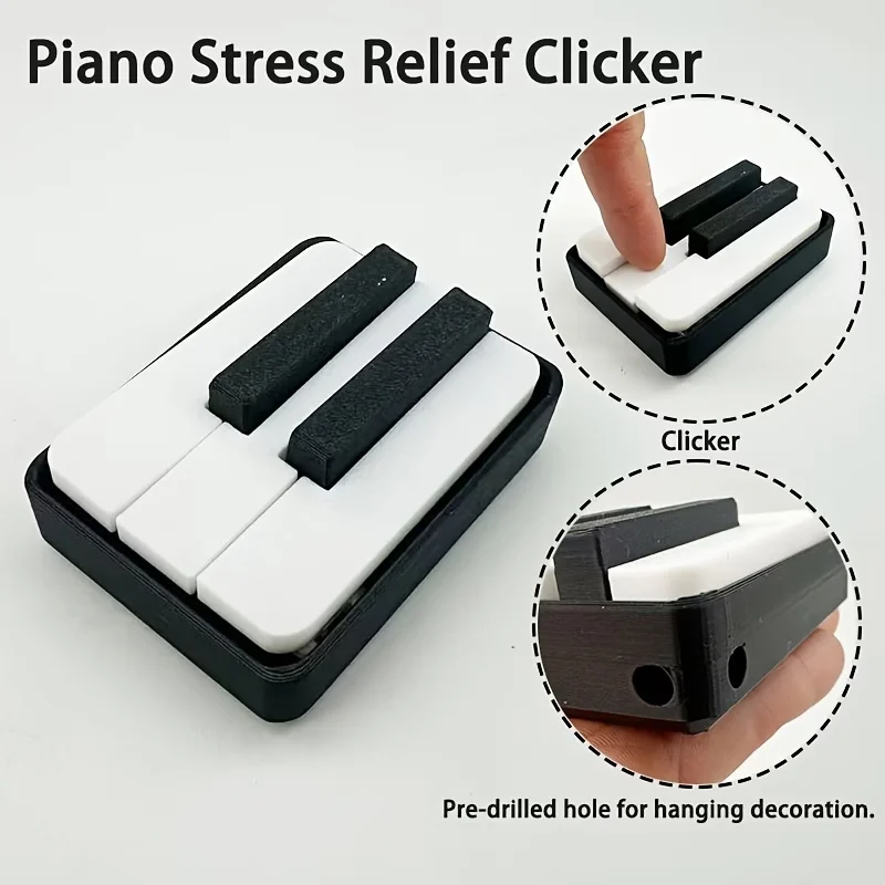 Piano keyboard Clicker Can Press Accessories Music Enthusiast Accessories Desktop Decoration Ornaments