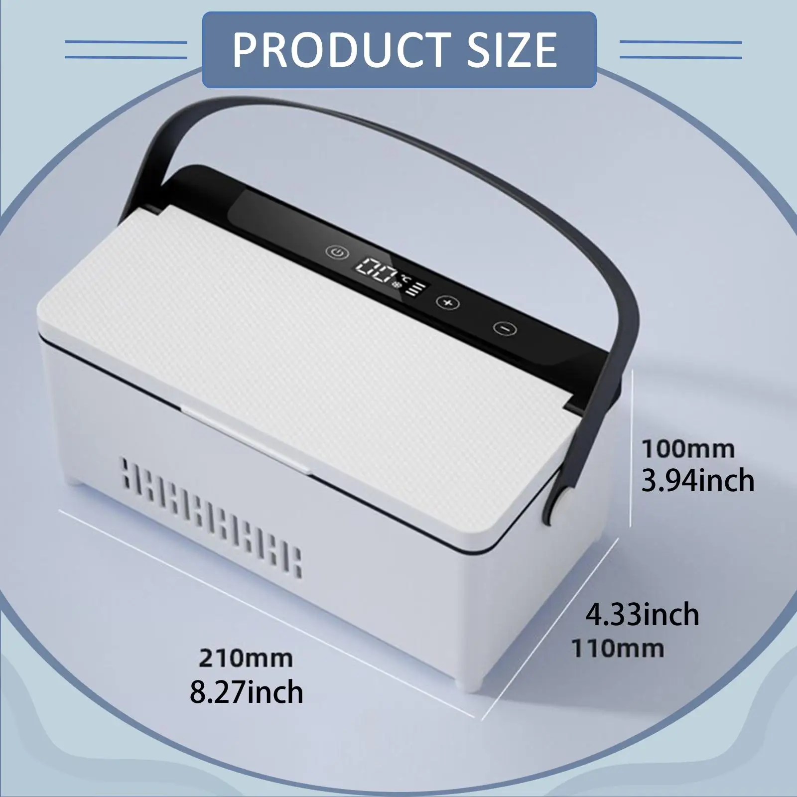 Insulin Travel Case Digital Display Cooling Box Compact Portable ,Mini