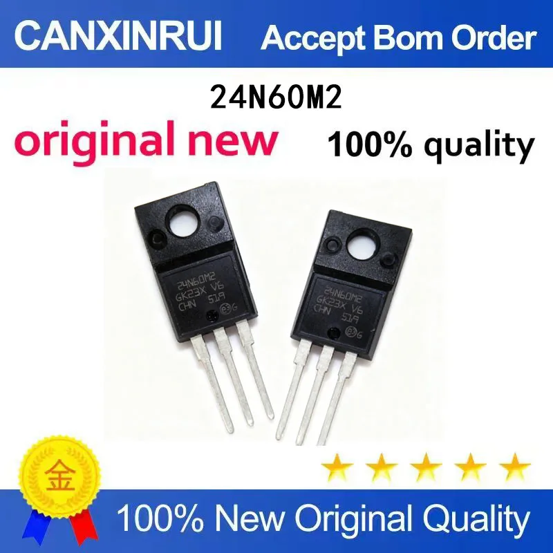 (5-100 Pieces) New stock MOS field-effect transistor 24N60M2 F24NM60N 24NM60N