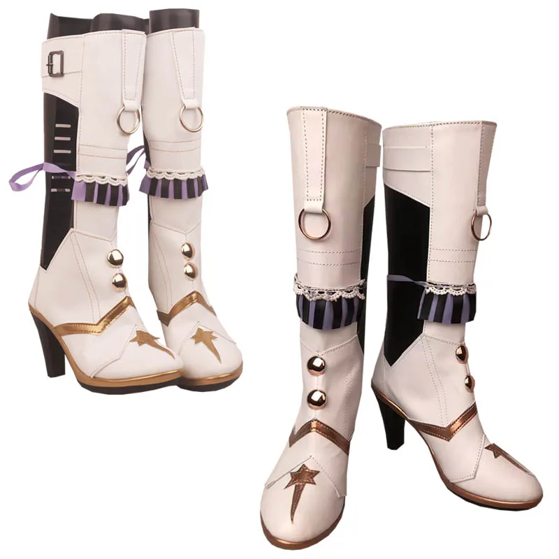 لعبة نو: أحذية كرنفال بليد التأثيرية أحذية الهالوين كرنفال حفلة حلوة جميلة القتال خادمة بولي Leather الأحذية الجلدية