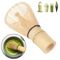 Tea Brush Matcha Green Tea Powder Whisk Teaware Japanese Ceremony Bamboo Chasen Tea Tool Tea Brush Kitchen Accessories