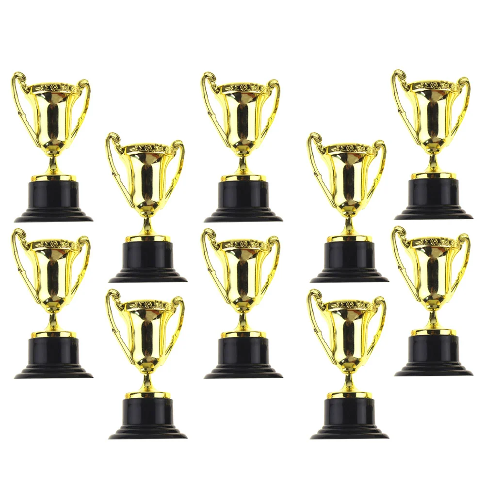 

Plastic Mini Trophy Cups Gold Award Trophies Competitions Prizes Classroom Rewards Ceremony Prize Party Favors