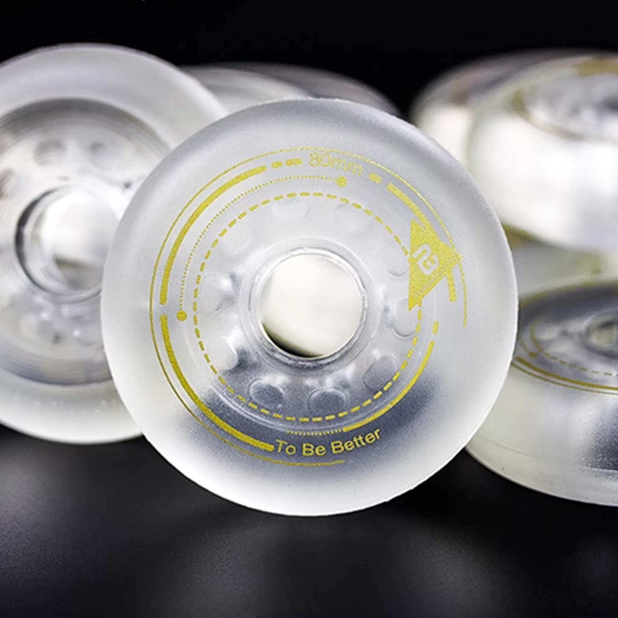 Колесо для роликовых коньков, колесо для роликовых коньков 72 мм, 76 мм, 80 мм, твердость 90 А, 8 колес/лот