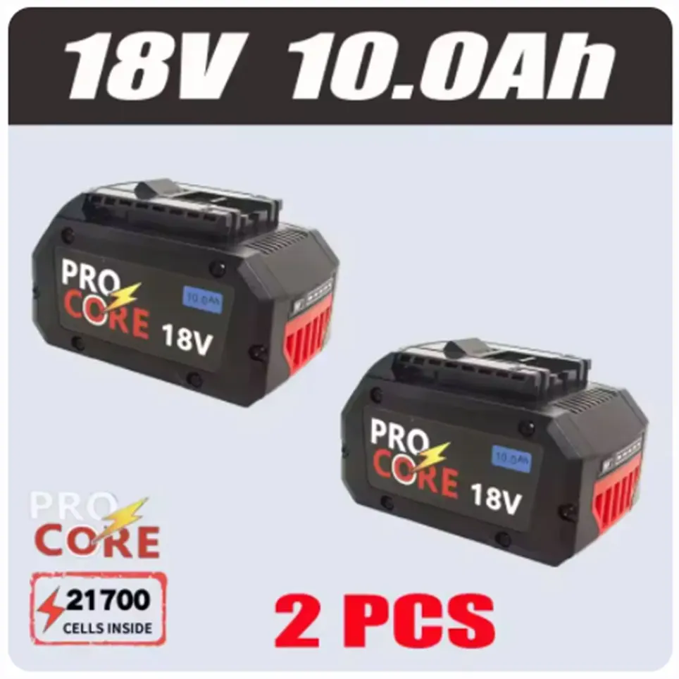 Voor Bosch 18V professionele GBAGBH GSR GSB BAT618 BAT609 BAT620 originele 18V 10.0Ah batterijtool om de batterij te vervangen