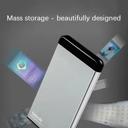 TWOCHI''2TB 1TB Super External Hard Drive Disk USB3.0 HDD Storage For PC, Mac,Tablet, Xbox, PS4,TV :Add Logo For Free Design