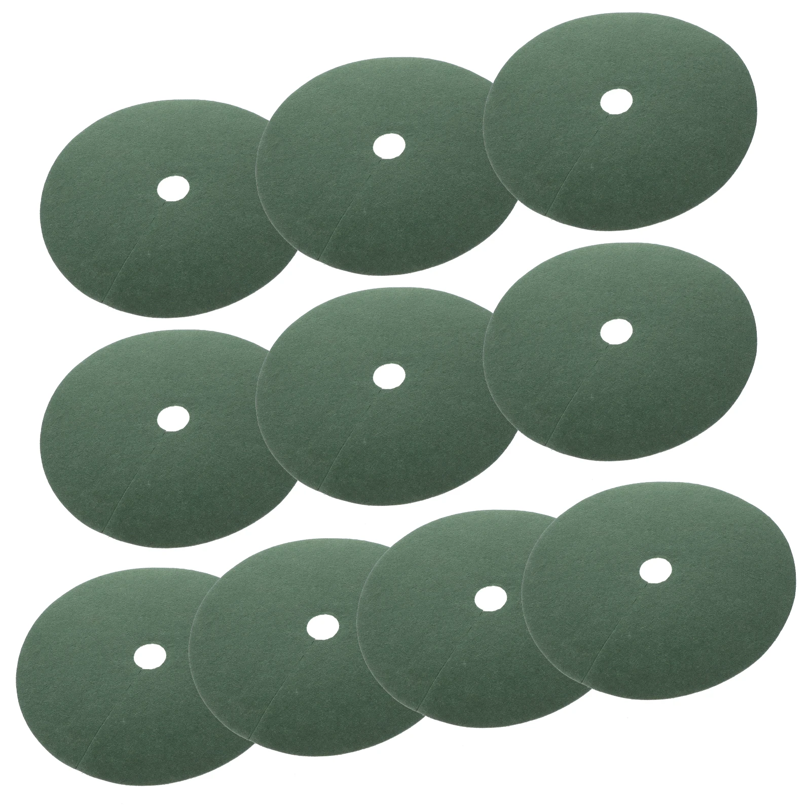 

10 Pcs Plant Root Protective Cover Tree Mulch Rings Control Guard Non-woven Fabric Barrier Mat Protectors Wrap