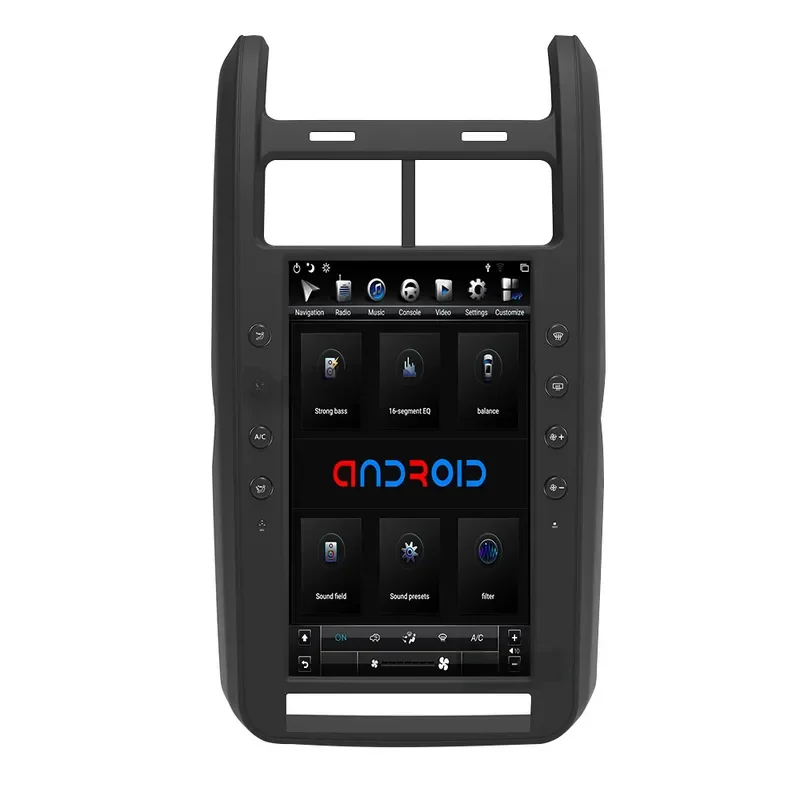 13.6 Inch Android Car Radio for Dodge Tour 2009-2010 Head Unit Stereo with Carplay Multimedia DVD Player GPS Navigation