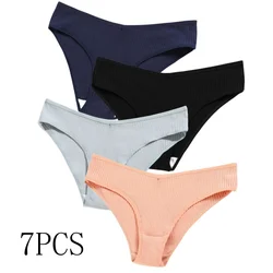 7PCS/Set Cotton Panties Sexy Panties For Women Seamless Underwear Female Underpants Panty Lingerie Breathable Briefs M-2XL