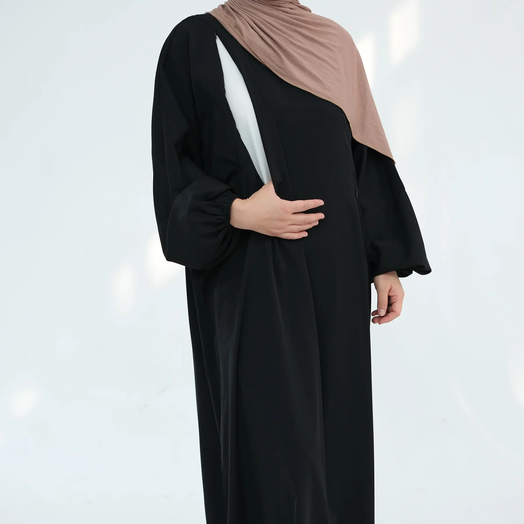 

Eid Plain Abaya Dubai Luxury Muslim Dress Nursing Wear African Dresses for Women Abayas Turkey Islamic Clothing Kaftan Musulmana