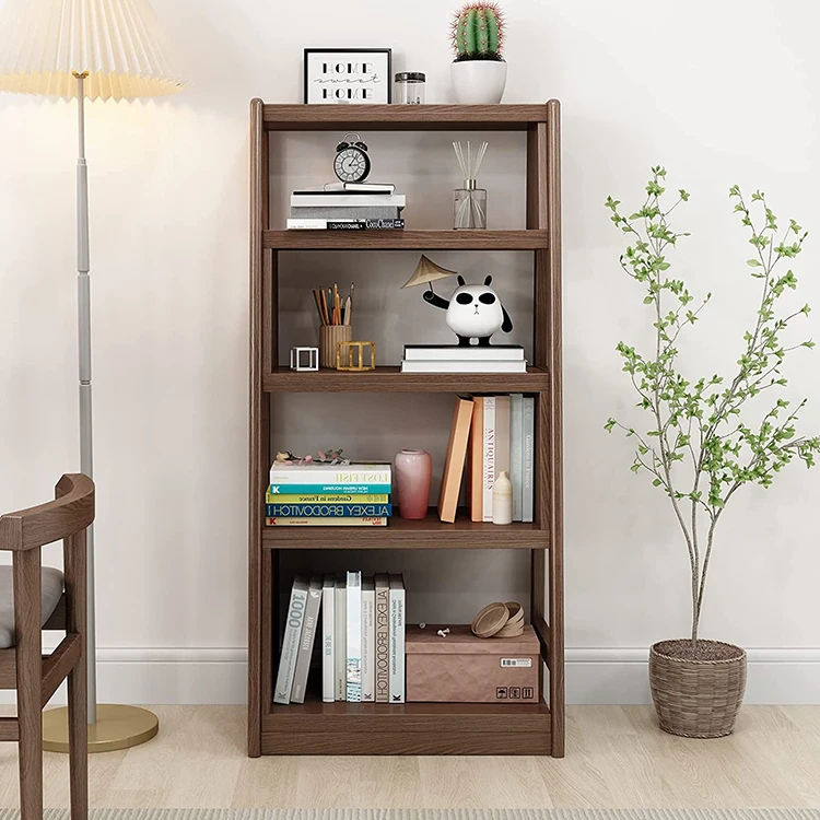 

Z DU'S Solid Wood Stand With Overall Retractable Design Bookshelf Suitable For Living Room OfficeZ