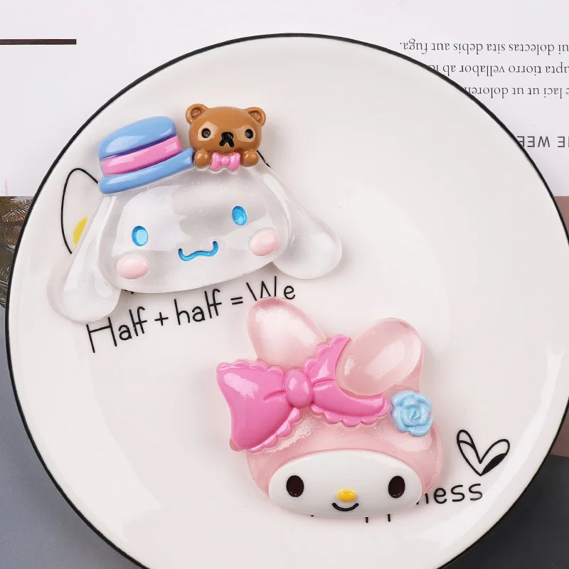 Miniso Oversized Luminous Sanlio Accessories Mobile Phone Case Patch Mouthwash Cup Refrigerator Sticker Cream Glue Material