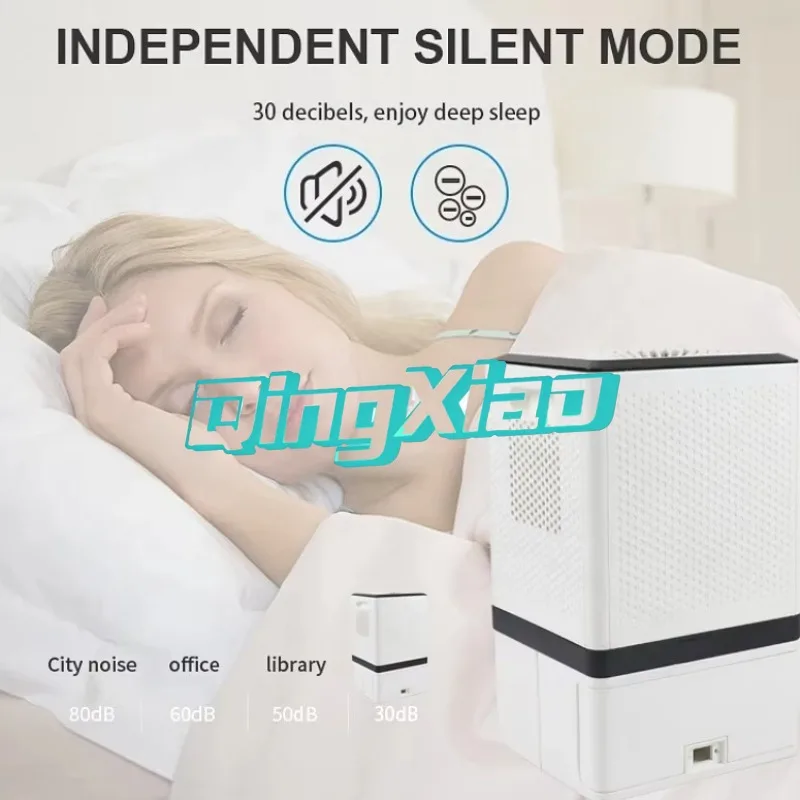 Mini Dehumidifier For Clothes Drying Rapid Moisture Removal Indoor Office Portable With 650ML/D Capacity Home Use Quiet view 3
