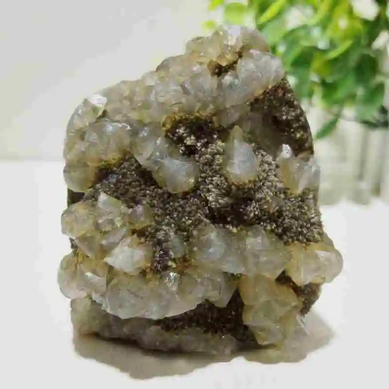 Natural Septarian Geode Free Shape Mineral Crystals Cluster Stones Voodoo Meditation Feng Shui Energy Room Decorations