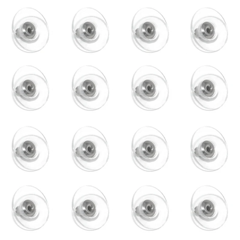 50Pcs Stainless Steel Bullet Earring Backs DIY Handmade Jewelry Accessories Secure Ear Stoppers for Earrings