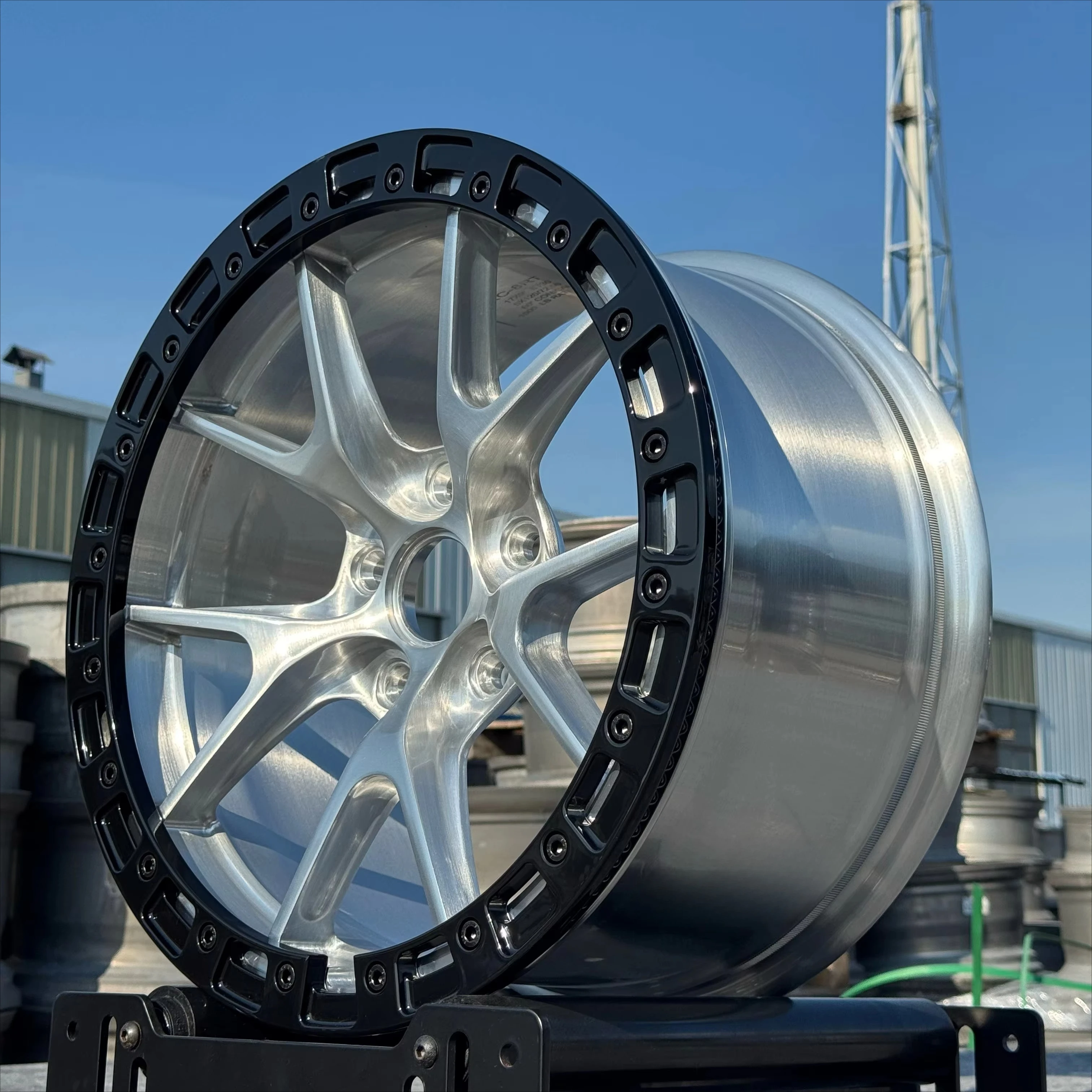 

Custom 17 18 19 20 21 6061 Forged Alloy Rim 5x112 5x120 Concave Bead Lock Car Wheel E46 E90 F30 F90 G87 M2