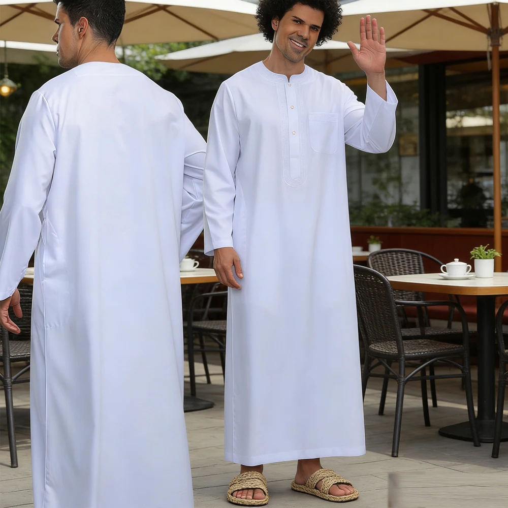 

Мужская мусульманская одежда: саудовская джубба, тоба, арабская абайя, кафтан, турецкий кафтан, марокканский джеллаба, даджа, дишдаша, традиционная исламская одежда