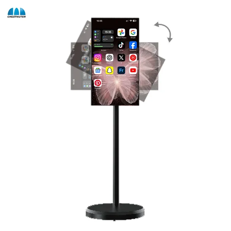 Customized On Demand 21.5-Inch Rotatable Mobile Smart Learning Advertising Machine Drama Chasing Tablet Android System Touch