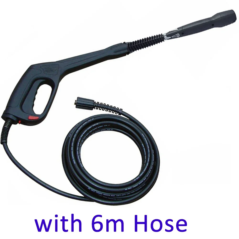 Compatible Car Washer Gun Weapon Pistol and 6m Hose Kit for Karcher Interskol AR Elitech Huter Sterwins Pressure Washers