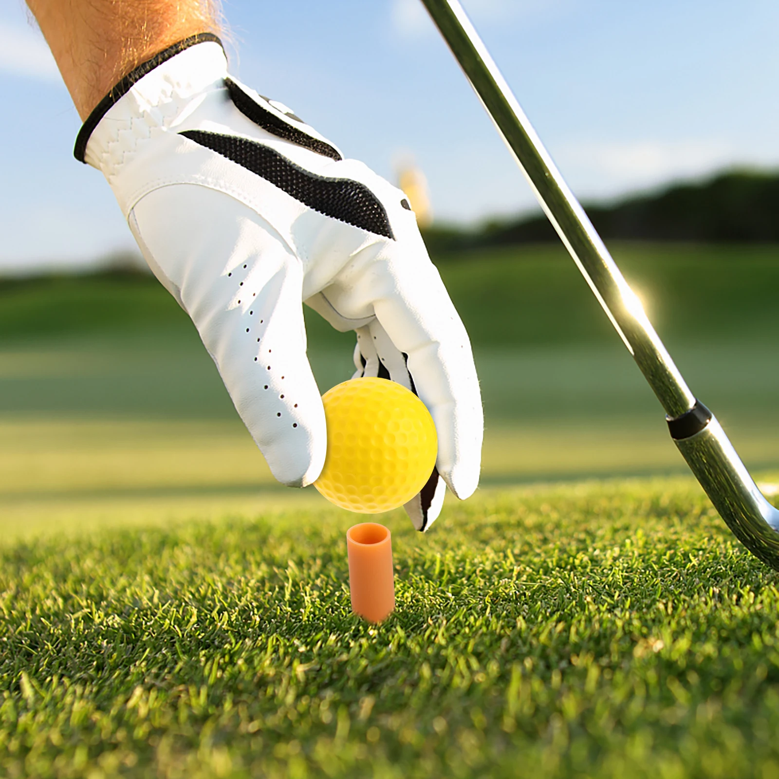 

Golf Practice Net Set Nylon Training Equipment Foldable Portable for Short Range Accuracy Use Lightweight