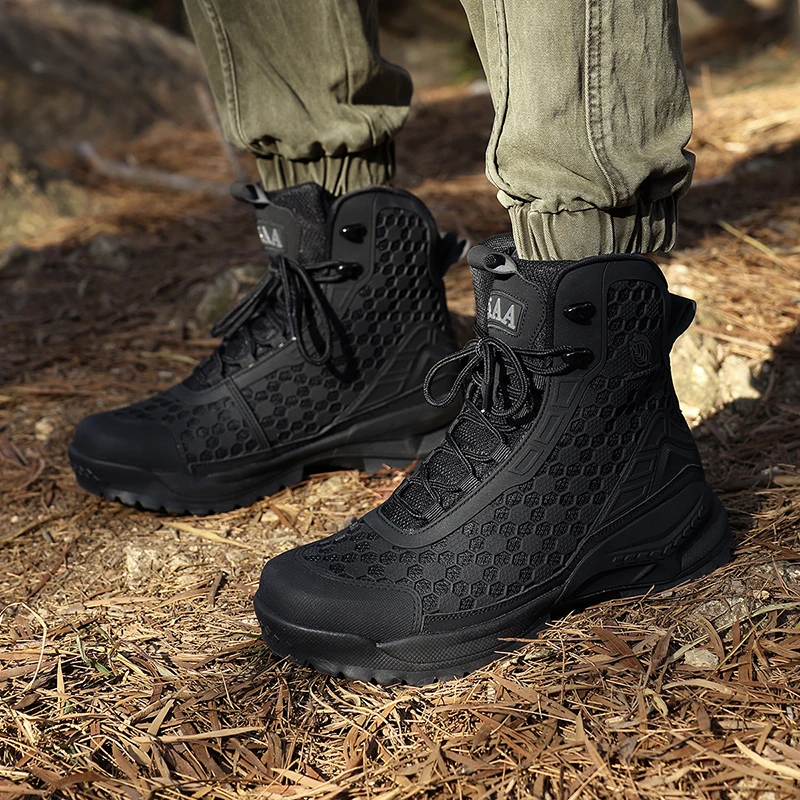Zapatos de senderismo para hom - Outdoor Hunting Boots For Men reseña y precio