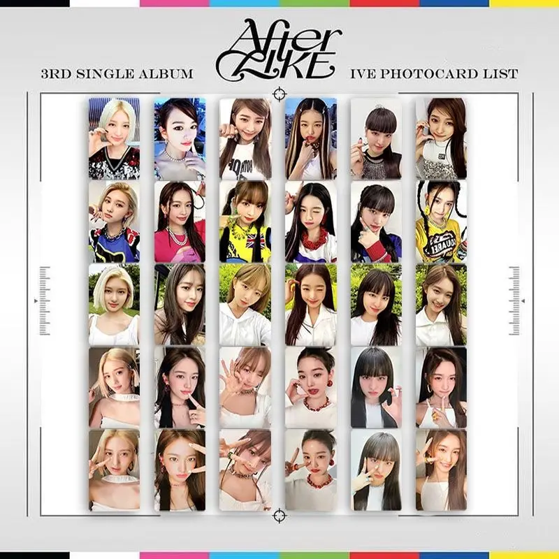 KPOP 3 Climb Album IVE After Like Photocards List, Rei Yujin Gaeul Liz, Cute Selfie, Wonyoung Leesbones, Two Sides Druo Card, GérGift, 6Pcs