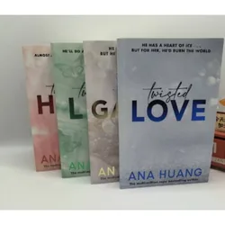 4 Books/Set Twisted Series By Ana Huang Books Love /Games / Hate /Lies Paperback English Novel Book A Full Set of 4 Volumes